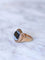 Bague Bague chevalière agate sur or rose 58 Facettes