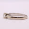 Bague Solitaire or blanc et diamant 58 Facettes