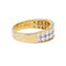 Bague 57 Bague Cartier, "Sérénade", or jaune, platine et diamants. 58 Facettes 30931