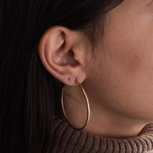 Boucles d'oreilles BOUCLES D'OREILLES "CREOLES" OR 58 Facettes BO/230082 OU 52