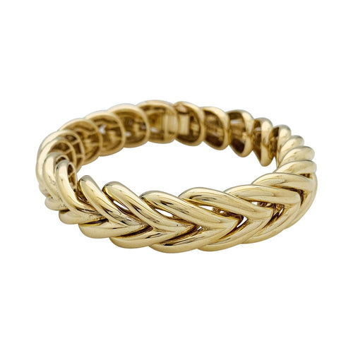 Bracelet Barcelet Boucheron "Tressé" en or jaune. 58 Facettes 31259