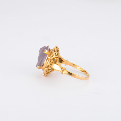 Bague 60 Bague Camée améthyste 58 Facettes 1031