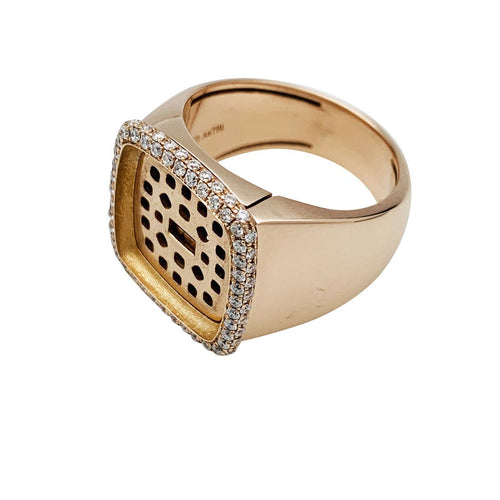 Bague 60 Bague Fred "Pain de sucre" en or rose et diamants, 7 pains de sucre. 58 Facettes 30796