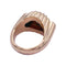 Bague 56 Bague vintage or rose, citrine et diamants. 58 Facettes 32368