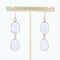 Boucles d'oreilles Boucles d'oreilles pendantes pierres de lunes 58 Facettes 21-554B
