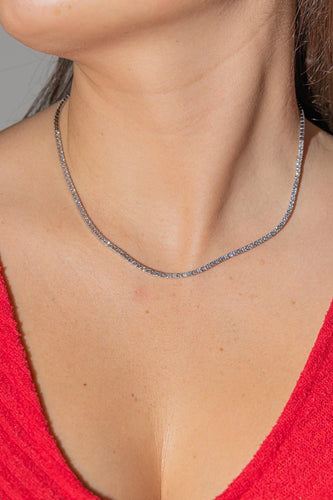 Collier Collier Rivière Or blanc Diamant 58 Facettes 2937884RV