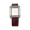 Montre Montre "Ma Première" Poiray, acier et diamants sur cuir. 58 Facettes 30623