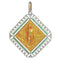 Pendentif Pendentif Art déco diamants et émeraudes 58 Facettes 23191-0430
