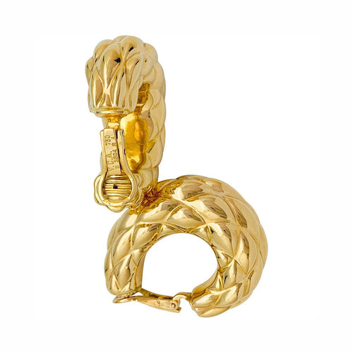 Boucles d'oreilles Boucles d'oreilles Van Cleef & Arpels créoles vintage. 58 Facettes 31668