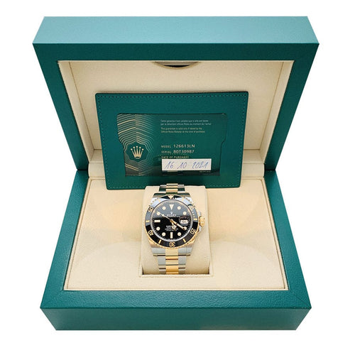 Montre Montre Rolex Submariner, or jaune et acier. 58 Facettes 301149