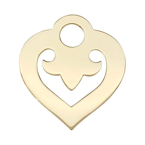 Pendentif Pendentif O.J.Perrin, "Coeur Légendes", or jaune. 58 Facettes 31464