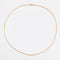 Collier Chaine or jaune maille grain d'avoine 58 Facettes 13-172C