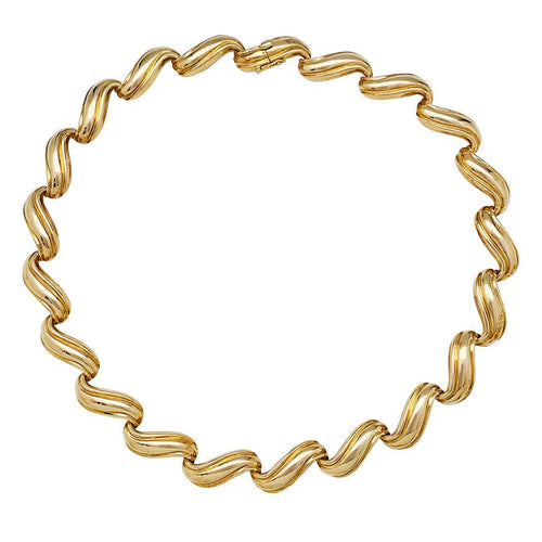 Collier Collier vintage Chaumet or jaune. 58 Facettes 30983