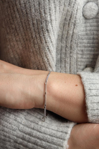 Bracelet Bracelet Chaîne Or blanc 58 Facettes 2303324CN