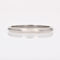 Bague 52 Alliance moderne platine 58 Facettes 18-023