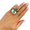 Bague 53 Bague Christian Dior, "Miss Dior", en or jaune, béryl vert et diamants. 58 Facettes 31775