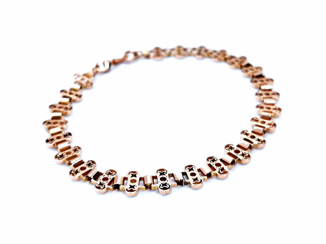 Bracelet Bracelet Or rose 58 Facettes 948413CD