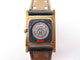 Montre montre HERMES medor 23 mm quartz en plaque or et cuir noir en 58 Facettes 243860