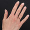 Bague 53 Alliance or jaune diamants et rubis calibrés 58 Facettes 21-575C