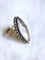 Bague marquise ancienne en or et argent, miniature, début du XXe siècle 58 Facettes