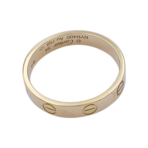 Bague 54 Bague Cartier, Alliance Love, or jaune. 58 Facettes 32463