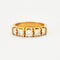 Bague 53 Bague Jarretière 5 Diamants 58 Facettes 230308