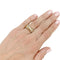 Bague 52 Bague "Croisée" en or jaune et diamants. 58 Facettes 31950