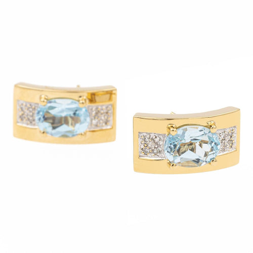 Boucles d'oreilles Balmain Boucles d'oreilles Or jaune Topaze 58 Facettes 2283963CN