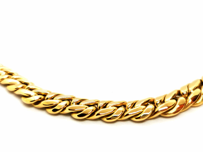 Collier Collier Maille haricot Or jaune 58 Facettes 1628831CN