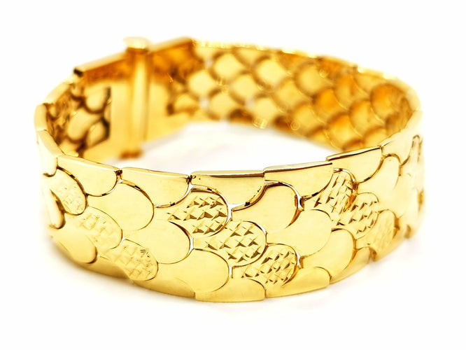 Bracelet Bracelet Manchette Or jaune 58 Facettes 1719195CN