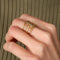 Bague BAGUE "LIEM" OR & ZIRCONIUMS 58 Facettes BO/220069