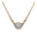 Collier Longueur : 44.5 cm / Rose / Or 585‰ Collier Or rose et Diamants 58 Facettes 220529R