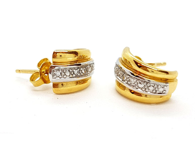 Boucles d'oreilles Boucles d'oreilles Or jaune Diamant 58 Facettes 06364CD