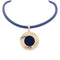 Collier Collier Bulgari "Bulgari Bulgari" or jaune, acier, onyx. 58 Facettes 33498