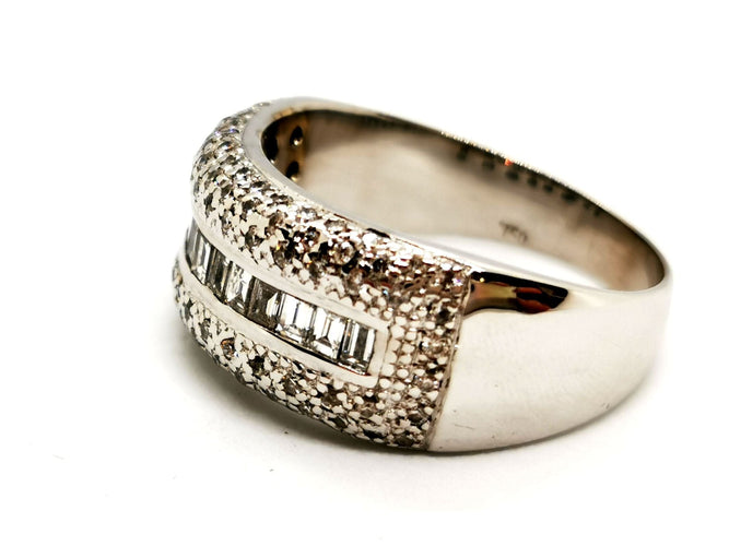 Bague 70 Bague Or blanc Diamant 58 Facettes 1132902CD