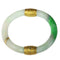 Bracelet Jade vintage avec raccords en or 18 carats : les chroniques silencieuses d'un bracelet victorien 58 Facettes 19254-0157