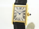 Montre montre tank louis CARTIER 2442 quartz 30 mm en or 18k crocodile 58 Facettes 220473