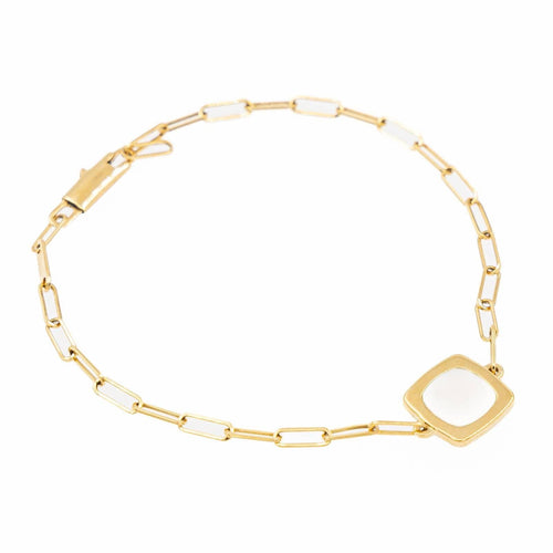 Bracelet Dinh Van Bracelet Impression Or jaune Nacre 58 Facettes 2238734CN
