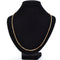 Collier Chaine en or jaune maille forçat limée 58 Facettes 19-538B