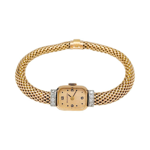 Montre Montre Boucheron en or rose et diamants. 58 Facettes 31461