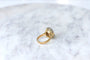 Bague Bague Art Déco citrine entourage diamants 58 Facettes