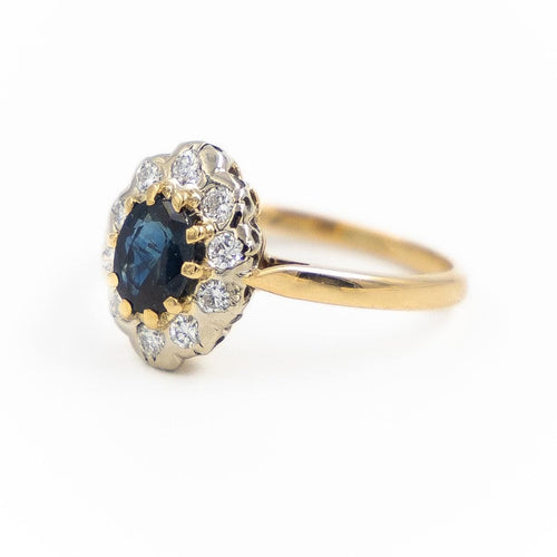 Bague 53 Bague Pompadour Or jaune Saphir 58 Facettes 1512558CN