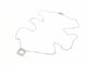 Collier Collier Or blanc Diamant 58 Facettes 579209RV