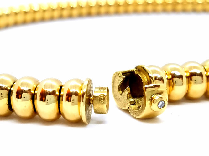 Collier Collier Or jaune Diamant 58 Facettes 740206CN