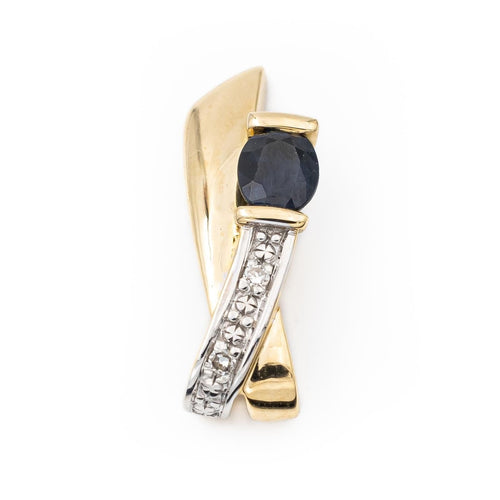 Pendentif Pendentif Or jaune Saphir 58 Facettes 2172838CN