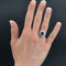 Bague 52 Bague saphir et diamants or blanc 58 Facettes 22-233