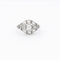 Bague 51 Bague Art Déco Diamants Platine 58 Facettes