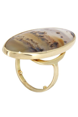 Bague BAGUE MODERNE AGATE 58 Facettes 058171