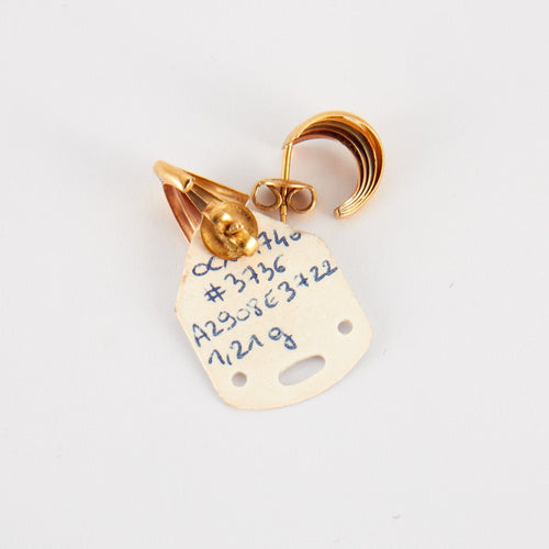 Boucles d'oreilles Boucles d'oreilles 3 Ors 58 Facettes