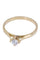 Bague 48 Solitaire diamants, or jaune 58 Facettes 064111